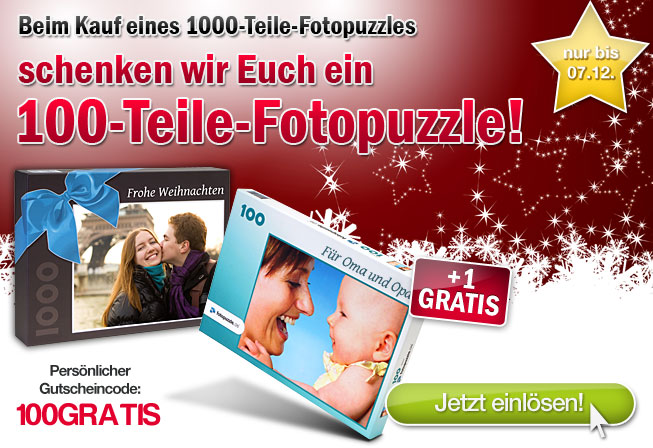 100-Teile-Fotopuzzle gratis