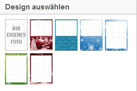 Design-Vorlagen für den Foto-Adventskalender