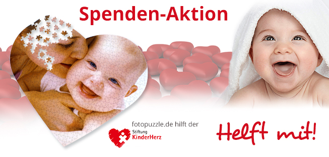Spenden-Aktion von fotopuzzle.de