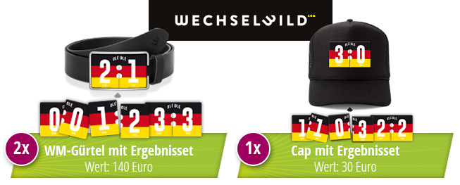 WM-Gürtel und WM-Cap von wechselwild