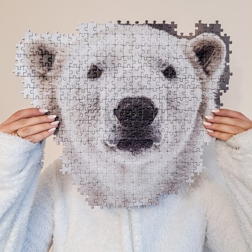 puzzleYOU Körperpuzzle Eisbär