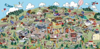 Weiden wimmelt - Das Wimmelbild von puzzleYOU für den guten Zweck