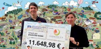 Weiden wimmelt von puzzleYOU erzielt über 11.500€ Spenden für Lichtblicke e.V.