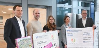 Weiden wimmelt: Spendenübergabe an den Verein Lichtblicke durch puzzleYOU + Volksbank Raiffeisenbank Nordoberpfalz eG